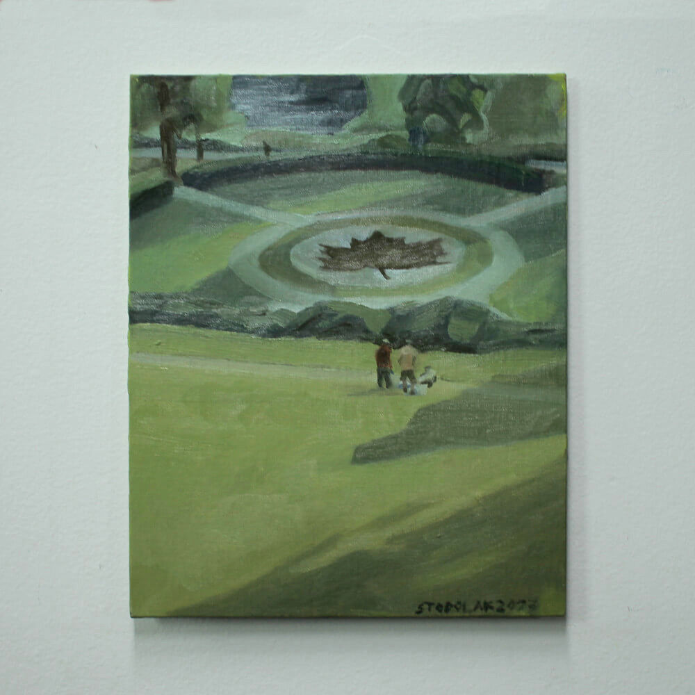 "High Park Gardens" Original Oil Painting