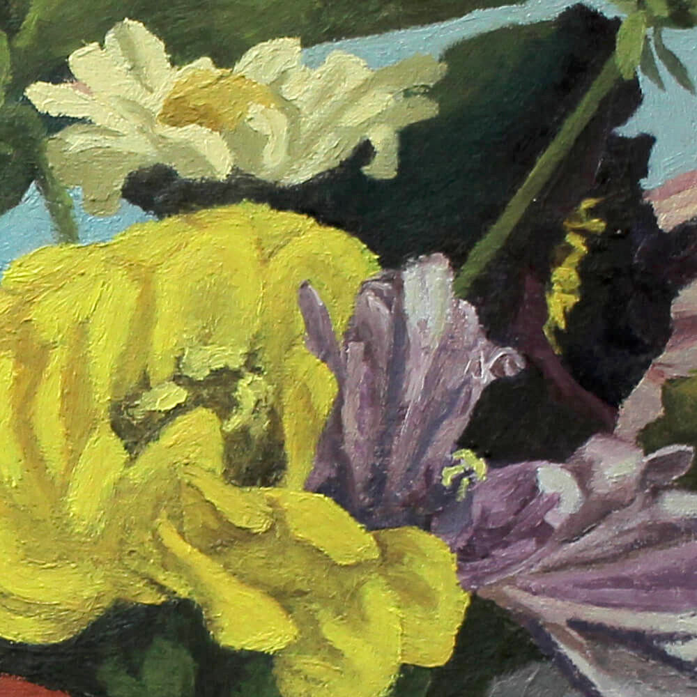 "Karin's Flowers" Original Oil Painting